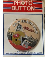 San Francisco 49ers 3&quot; Photo Button PinBack - $10.90 CAD