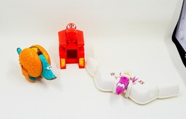 McDonalds Happy Meal Changeables Food Transformers 1990 Lot of 3 Toys - £13.46 GBP