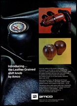 1969 Amco Alfa Romeo Porsche Walnut Wood Gear Shifter Knob Vintage Print Ad Art - £8.46 GBP