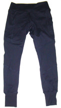 New NWT Womens M 8 10 CRZ Yoga Sport Tight Jogger Navy Blue Dark Knit Trim Pants - £67.02 GBP
