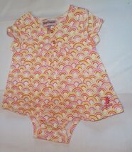 JUICY COUTURE BABY GIRL 0-3 RAINBOW DRESS ROMPER OUTFIT SPRING SUMMER 0-... - $11.87