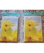Dayspring Easter Greeting Cards Daffodils 2 Packs of 6 each New In Seale... - $20.25 CAD