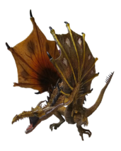 McFarlane Toys Dragons Ser3 Fire Dragon Clan Quest for the Lost King Fig... - £23.36 GBP