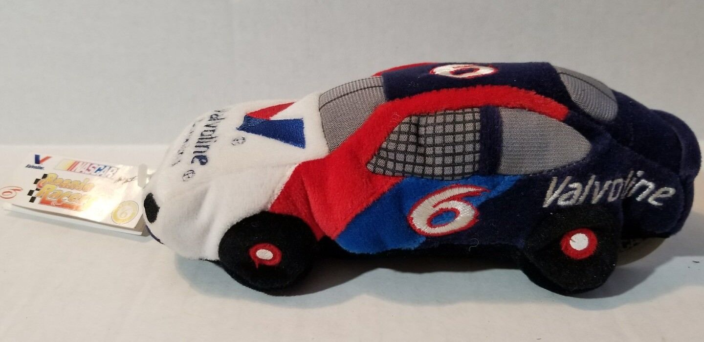 PJ Toys NASCAR Mark Martin #6 Bean Bag Plush Racecar Figure Cummins Valv... - $2.69