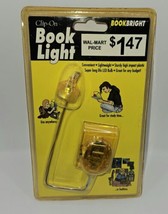 BOOKBRIGHT MINIATURE CLIP-ON BOOK LIGHT BRAND NEW Old Stock WALMART Edit... - $9.74