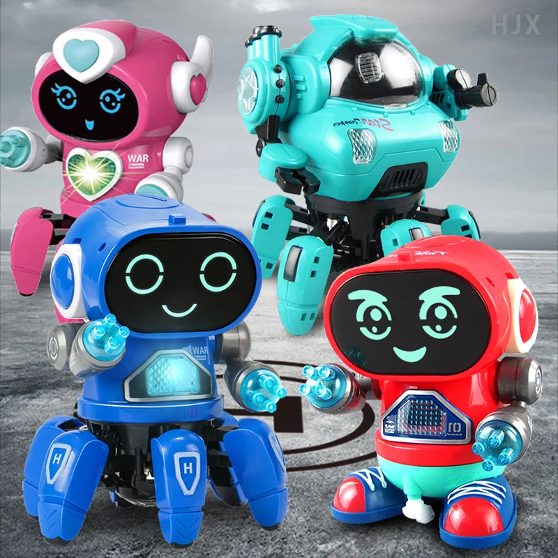 Fun Electric Dance Music Light Walk Doll Robot Toy for Children Kid Boy Girl - £17.22 GBP+