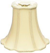 Royal Designs Scalloped Oval Bell Designer Lamp Shade, Antique Gold, (6 x 4.5) x - $47.47+