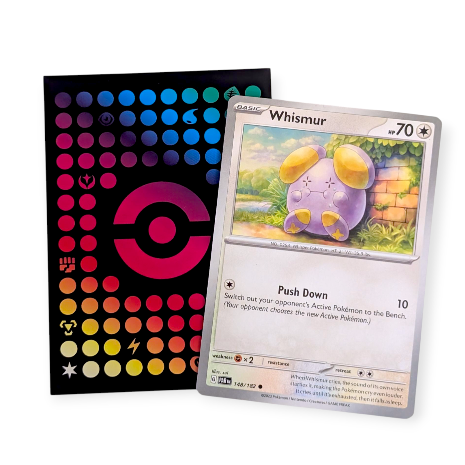 Paradox Rift Pokemon Card (AX05): Whismur 148/182 - $4.90