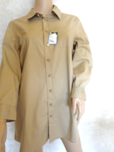 Michael Kors Khaki Designer Shirt Size 12 (#2970) (NWT)  - $28.99