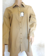Michael Kors Khaki Designer Shirt Size 12 (#2970) (NWT)  - $39.77 CAD