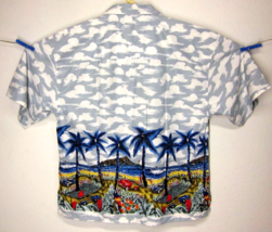 COCONUT PIER Men&#39;s (XXL) Hawaiian Aloha Button-Up Graphic Shirt Woody Co... - £30.46 GBP