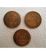 3 Different 1872 - 1972 Manson Iowa 100 Years Of Changing Frontiers Tokens - £18.91 GBP