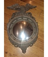 Vintage Mirror Dart Ind. #4410 American Eagle Art Frame Round Convex/Por... - £44.97 GBP