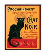 The Black Cat, Le Chat Noir, 8 X 10 Vintage French Poster, Living Room D... - £30.86 GBP