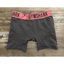 Gymshark Womens Small Gray &amp; Purple Athletic Compression Shorts - £16.35 GBP