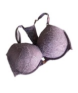 Victorias Secret 34DD Dream Angels Push Up Bra Purple Lace Sexy Lattice ... - $222.50 MXN