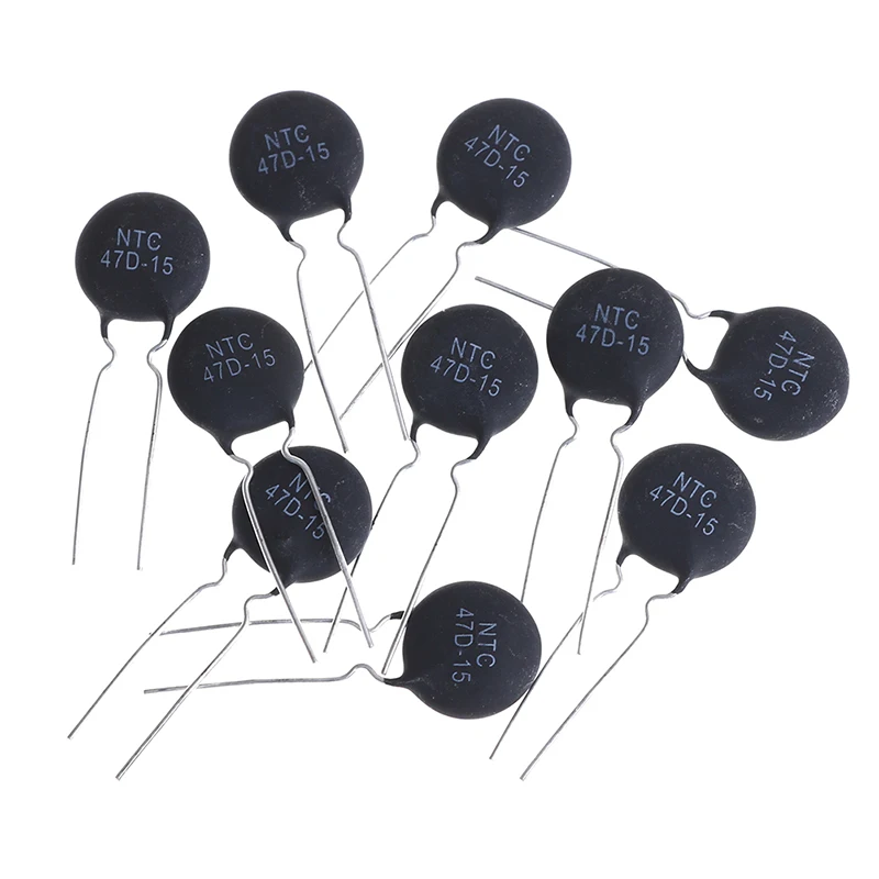 10 Pieces NTC Thermistor Resistor NTC 47D-15 Thermal Resistor Wholesale - £36.77 GBP