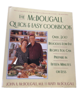 Cookbook John McDougall Quick &amp; Easy Over 300 Delicious Plant Based Recipes Book - £8.19 GBP