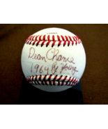 DEAN CHANCE 1964 CY YOUNG CALIFORNIA ANGELS PITCHER SIGNED AUTO LL BASEB... - €103,18 EUR