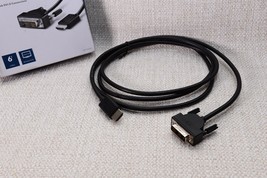 Insignia - 6&#39; DVI-D-to-HDMI Cable - Black Model:NS-PI06502 |RA1 - £7.98 GBP
