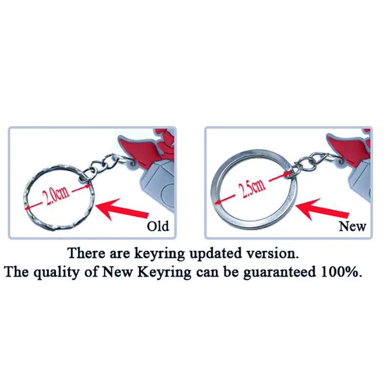 Play 1PCS PVC Keychain Cartoon motorcycle Key Ring fashion Key Holder fit men wo - £23.09 GBP