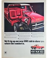 1968 Vintage Print Ad-General Motors GMC Trucks-Just Ripped up Cab-RED-VTG - £6.92 GBP