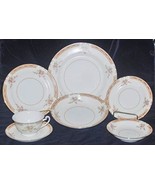 Antique, Occupied Japan, Hira China HIR23 Gold Trimmed, 7 Piece Place Se... - £69.53 GBP