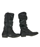 Lower East Side Women&#39;s Black Knee-High Boots Size 9.5 All Man Made Mate... - £17.30 GBP