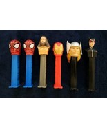 PEZ: MARVEL/JUSTICE LEAGUE SUPERHERO LOT (6) ~ SEE PICS/DESCRIPTIONS FOR... - $3.99