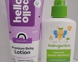 Babyganics Natural Insect Repellent Deet Free 6floz Hello Bello Baby Lot... - $15.79
