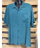 Tommy Bahama Green Short Sleeve Button Down Shirt Men&#39;s Size XL Vacation... - $470.41 MXN
