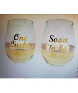Glasses for Wedding Fun Express - Lucky Mr. Soon To Be Mrs. Stemless Glasses 2 P - $25.99