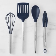 Williams Sonoma Stainless-Steel Silicone Utensils, Set of 4, Navy - $2,459.85 MXN