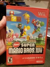 New Super Mario Bros. Wii Nintendo Wii 2009 Complete with Manual &amp; inser... - $39.60