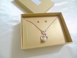 Charter Club  Rose Gold-Tone Imitation Pearl Necklace Set CM272 - £6.65 GBP