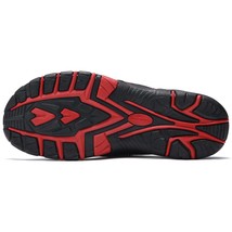 Mens Thong Sandals Indoor and Outdoor Beach Flip Flop Black/Red Size 15 - $49.49