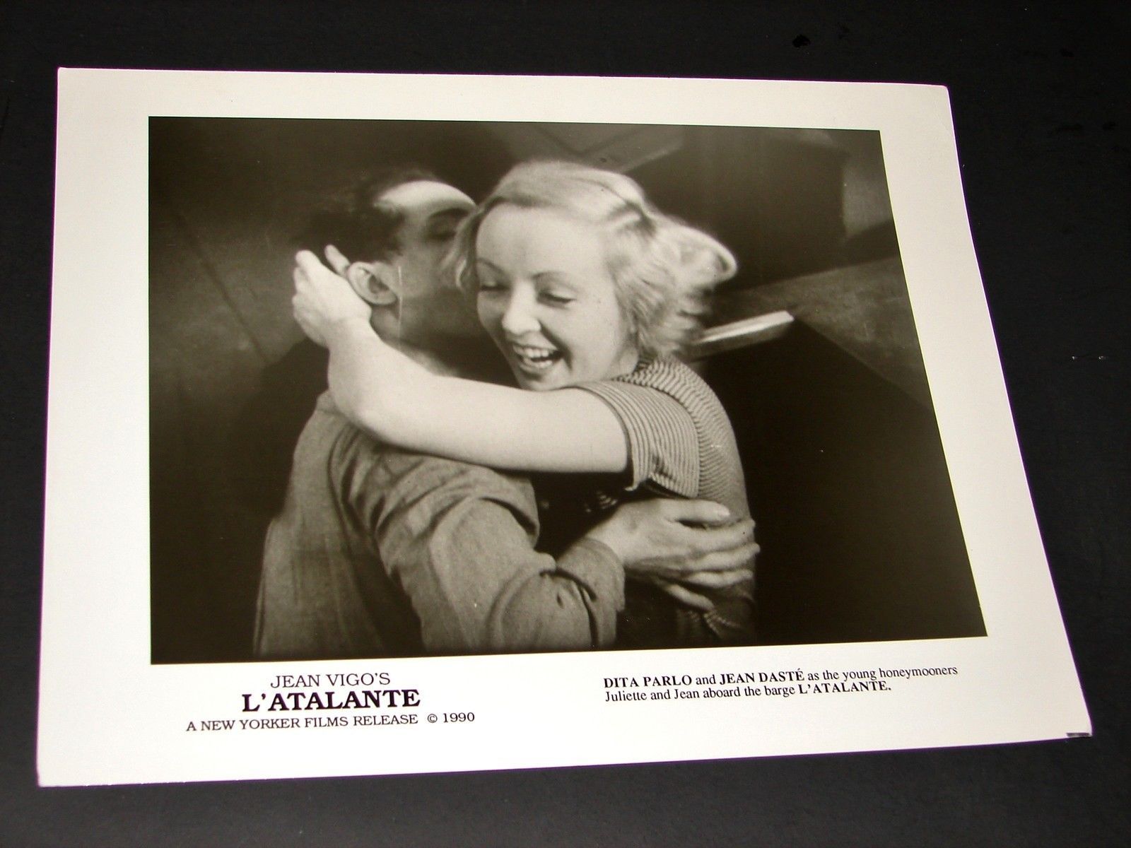 1990 Jean Vigo Movie L&#39;ATALANTE 8x10 Press Kit Photograph Jean Daste Dit... - $8.95