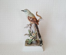 Andrea by Sadek Scissor-Tailed Flycatcher 9 1/4&quot; Porcelain Figurine Bird - $49.49