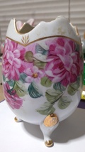 Formalities by Baum Bros Egg Shaped Floral Footed Vase - £27.53 GBP