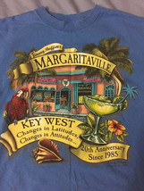 Jimmy Buffett Margaritaville Graphic T shirt Key West Royal shirt cotton - £11.76 GBP+