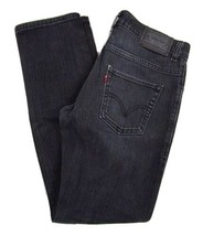 Levi's 511 Skinny Fit Black Jeans Student Size 14 Regular W27 x L27 Cotton Blend - $19.80
