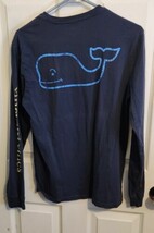 Vineyard Vines Performance T Shirt Long Sleeve Mens Size XS Blue Preppy - £14.81 GBP