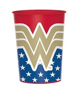 Wonder Woman Keepsake Favor Plastic Stadium Cup Birthday Party Supplies ... - €2,49 EUR