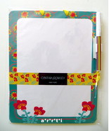 Cynthia Rowley New York Dry Erase Message Board Green Floral NIP - £12.86 GBP