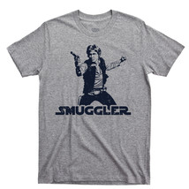 Smuggler T Shirt, Han Solo Scoundrel Millennium Falcon Men&#39;s Cotton Tee ... - £11.00 GBP