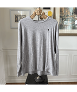 Polo Ralph Lauren Grey Long Sleeve Tshirt Cotton XL - $20.16