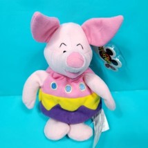 Disney Winnie the Pooh Piglet Plush Stuffed Animal Pink Mouseketoys w/ Tags - £14.01 GBP