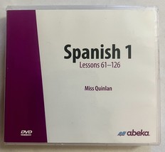 Abeka 66D Spanish 1 DVDs Set 2 (Lessons 61-126) - $175.00