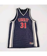 Nike Liberty University Basketball Jersey Mens Sz 2xl #31 Navy Blue LU F... - $1,278.76 MXN