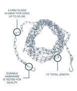 Retriever 89030 Twisted Link Dog Tie Out Chain, 15 ft., Up to 45 lb. Cap... - $44.44